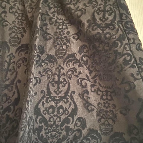 Killstar Black Velvet Skirt - Picture 2 of 2